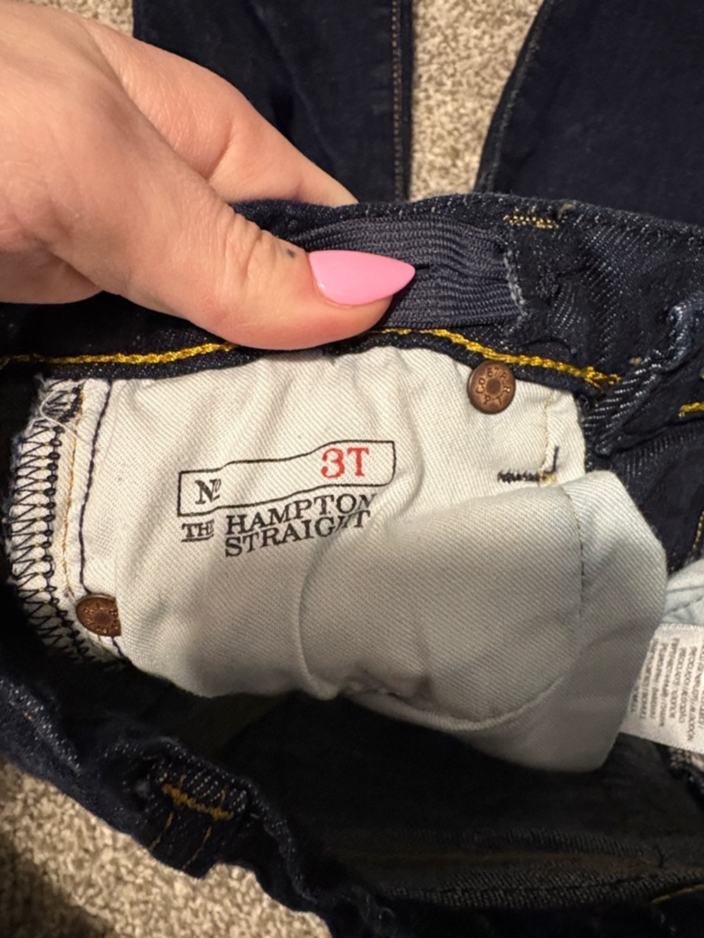 Toddler Polo Ralph Lauren Hampton Straight Jeans - Picture 2 of 4